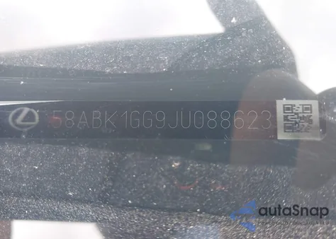 2018 Lexus Es 350 z USA, uszkodzony, nr VIN 58ABK1GG9JU088623